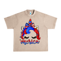 French Oak 4th of july 'merica unicorn Urban Heavy Tee - Zillion Design Studio