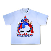 Grape Ice 4th of july 'merica unicorn Urban Heavy Tee - Zillion Design Studio