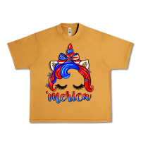 Peanut Butter 4th of july 'merica unicorn Urban Heavy Tee - Zillion Design Studio