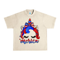Sandshell 4th of july 'merica unicorn Urban Heavy Tee - Zillion Design Studio