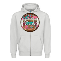 Dove Grey nurse round earrings 1 Zipper Hoodie - BundleAndBundleShop