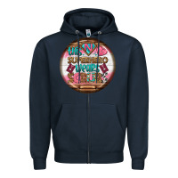 Navy nurse round earrings 1 Zipper Hoodie - BundleAndBundleShop