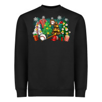 Black christmas trees with baseball Heavyweight Sweatshirt - Zillion Design Studio