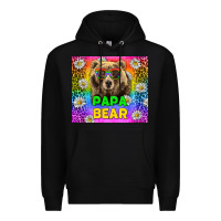 Black Western Papa Bear LGBTQ+ Tumbler Premium Hoodie - BundleAndBundleShop