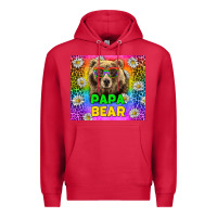 Cardinal Western Papa Bear LGBTQ+ Tumbler Premium Hoodie - BundleAndBundleShop
