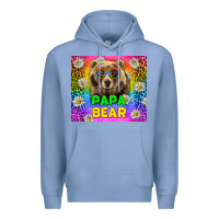 Colony Blue Western Papa Bear LGBTQ+ Tumbler Premium Hoodie - BundleAndBundleShop