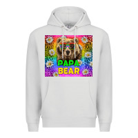 Dove Grey Western Papa Bear LGBTQ+ Tumbler Premium Hoodie - BundleAndBundleShop