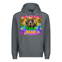 Rock Western Papa Bear LGBTQ+ Tumbler Premium Hoodie - BundleAndBundleShop