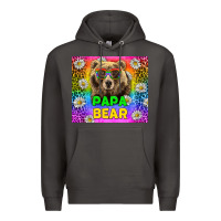 Smoke Western Papa Bear LGBTQ+ Tumbler Premium Hoodie - BundleAndBundleShop