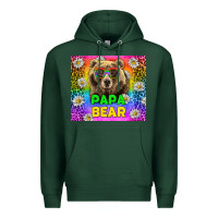 Sports Green Western Papa Bear LGBTQ+ Tumbler Premium Hoodie - BundleAndBundleShop