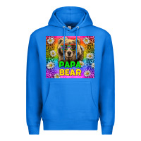 True Royal Western Papa Bear LGBTQ+ Tumbler Premium Hoodie - BundleAndBundleShop