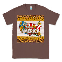 Chestnut god bless america square coaster Classic Tee - HRA Design Shop