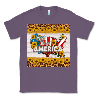 Lavender god bless america square coaster Classic Tee - HRA Design Shop