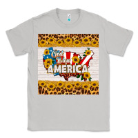 Moon Dust god bless america square coaster Classic Tee - HRA Design Shop