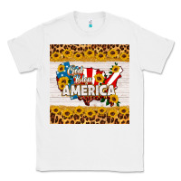 White god bless america square coaster Classic Tee - HRA Design Shop