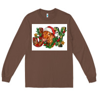 Chestnut christmas heifer joy Long Sleeve Tee - FaDigitalArtStudio