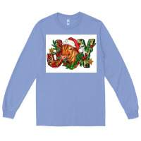 Colony Blue christmas heifer joy Long Sleeve Tee - FaDigitalArtStudio