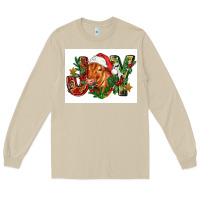 Mushroom christmas heifer joy Long Sleeve Tee - FaDigitalArtStudio