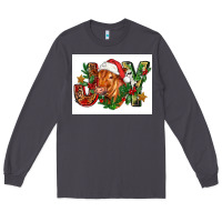 Smoke christmas heifer joy Long Sleeve Tee - FaDigitalArtStudio