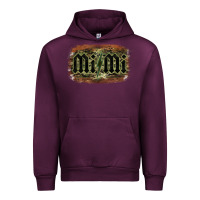 Mauve Wine Camouflage Patterned Mimi Tried Urban Hoodie - Bettercallsaul