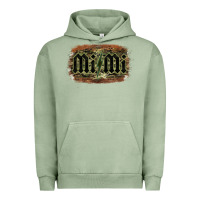 Pigment Oil Green Camouflage Patterned Mimi Tried Urban Hoodie - Bettercallsaul