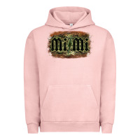 Pigment Salmon Camouflage Patterned Mimi Tried Urban Hoodie - Bettercallsaul