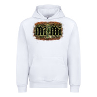 White Camouflage Patterned Mimi Tried Urban Hoodie - Bettercallsaul