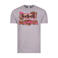 Vintage Zinc football mama with leopard Vintage Tee - Zillion Design Studio