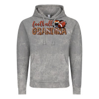 Cloud Rock football grandma with leopard Vintage Hoodie - texasbilliewilder