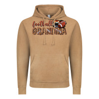 Vintage Camel football grandma with leopard Vintage Hoodie - texasbilliewilder