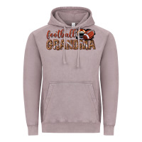 Vintage Zinc football grandma with leopard Vintage Hoodie - texasbilliewilder