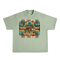 Oil Green bear native animal  pelt  tumbler Urban Heavy Tee - BarkalooDesign