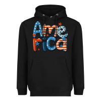 Black america Heavyweight Hoodie - MaliasSmallBusiness