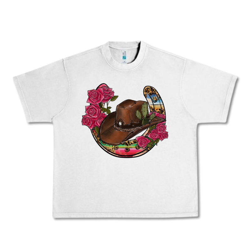 Western Serape Horseshoe Urban Heavy Tee by RanaPortraitStore | Teevron