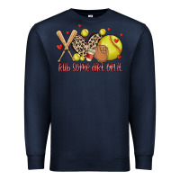 Navy rub some dirt on it softball Premium Sweatshirt - MaliasSmallBusiness