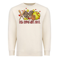 Sandshell rub some dirt on it softball Premium Sweatshirt - MaliasSmallBusiness