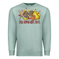 Seafoam rub some dirt on it softball Premium Sweatshirt - MaliasSmallBusiness