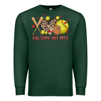 Sports Green rub some dirt on it softball Premium Sweatshirt - MaliasSmallBusiness