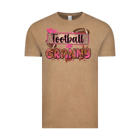 Vintage Coffee football granny with leopard Vintage Tee - Zillion Design Studio