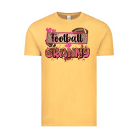 Vintage Mustard football granny with leopard Vintage Tee - Zillion Design Studio