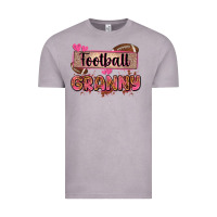 Football Granny With Leopard Vintage Tee | Teevron