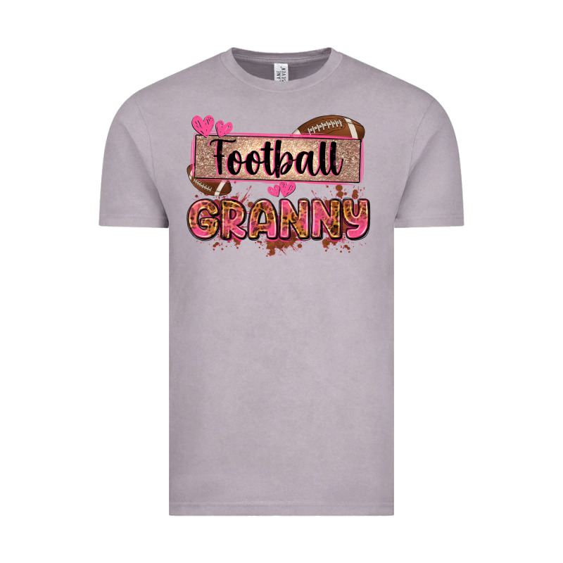 Football Granny With Leopard Vintage Tee by Zillion Design Studio | Teevron