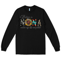 Black being nana makes my life complate Long Sleeve Tee - CowhideDigitalArt