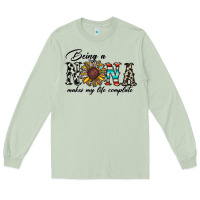Matcha being nana makes my life complate Long Sleeve Tee - CowhideDigitalArt