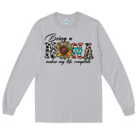 Moon Dust being nana makes my life complate Long Sleeve Tee - CowhideDigitalArt