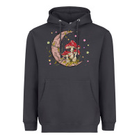 Smoke moon and mushrooms Heavyweight Hoodie - MaliasSmallBusiness