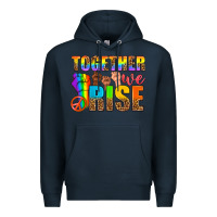 Navy Western LGBTQ+ Together We Rise Premium Hoodie - BundleAndBundleShop