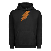 Pigment Black Western Vintage Pattern Lightning Urban Hoodie - Bettercallsaul