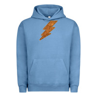 Pigment Pebble Blue Western Vintage Pattern Lightning Urban Hoodie - Bettercallsaul