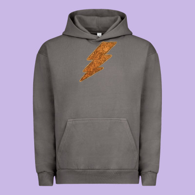 Western Vintage Pattern Lightning Urban Hoodie Designed By Bettercallsaul